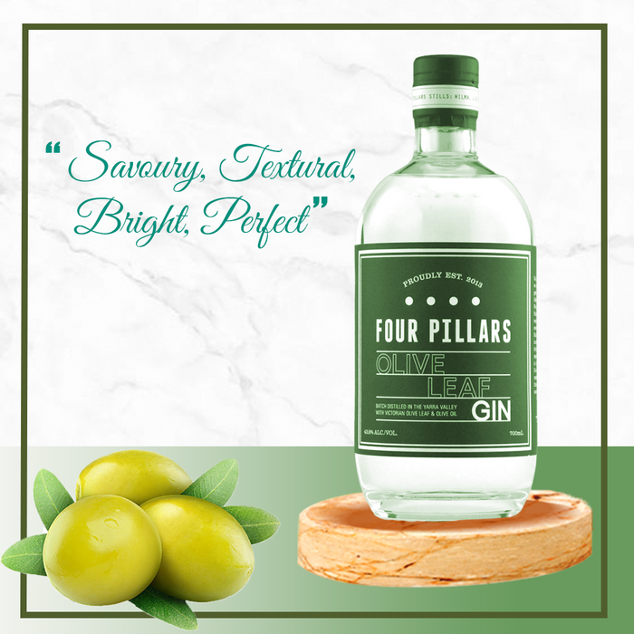 Four Pillars Olive Leaf Gin ABV 43.8% 70cl