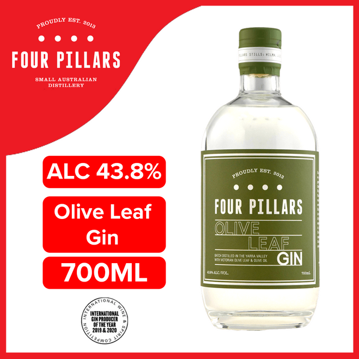 Four Pillars Olive Leaf Gin ABV 43.8% 70cl