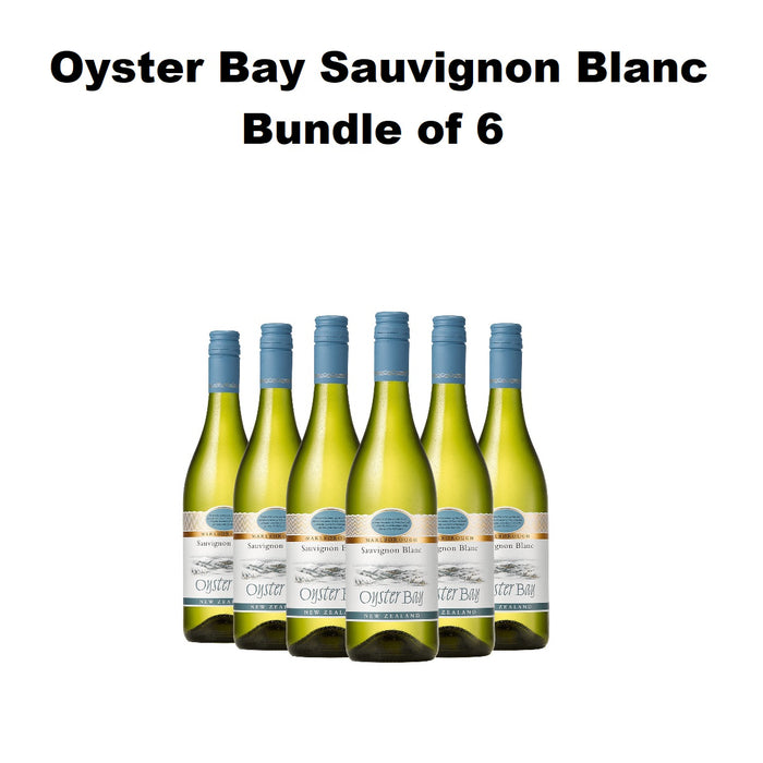 Bundle of 6 Oyster Bay Sauvignon Blanc 75cl
