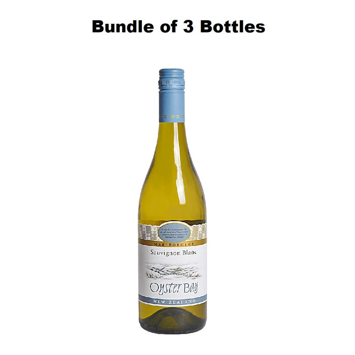 Bundle of 3 Bottles Oyster Bay Sauvignon Blanc 75cl
