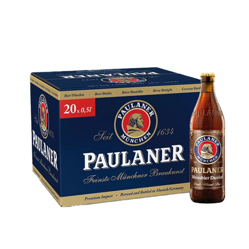 Paulaner Hefe-Weißbier Dunkel Beer- 500ml x 20 bottles