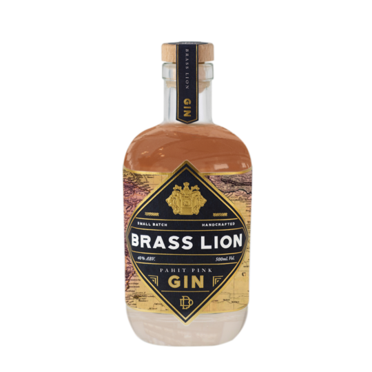 Brass Lion Pahit Pink Gin ABV 40% 50cl