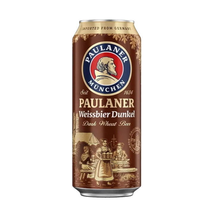 Paulaner Weissbier Dunkel ABV 5.3% (Can) 24 X 500ML