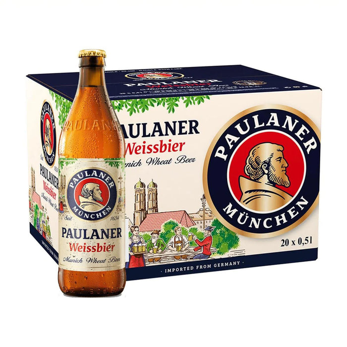 Paulaner Weißbier Munich Wheat Beer - 500ml x 20 Bottles