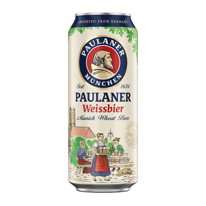 Paulaner Weissbier Munich Wheat Beer ABV 5.5% (Can) - 24 X 500ML