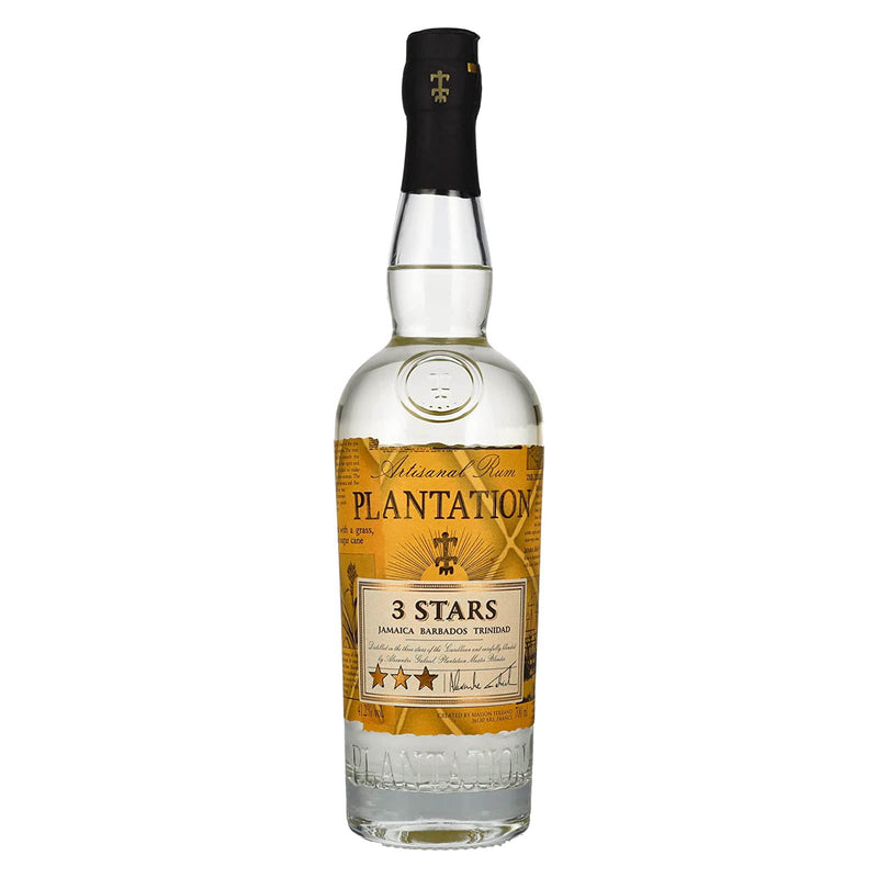 Plantation 3 Star White Rum Jamaica Barbados Trinidad ABV 41.2% 700ml