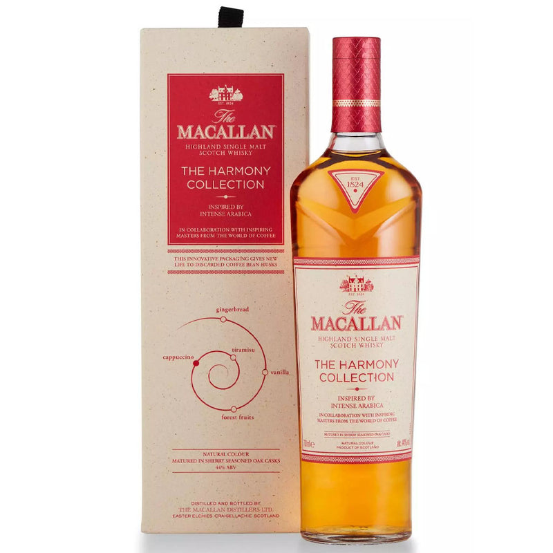 The Macallan The Harmony Collection Inspired By Intense Arabica Highland Single Malt Scotch Whisky ABV 44% 70cl with Gift Box
