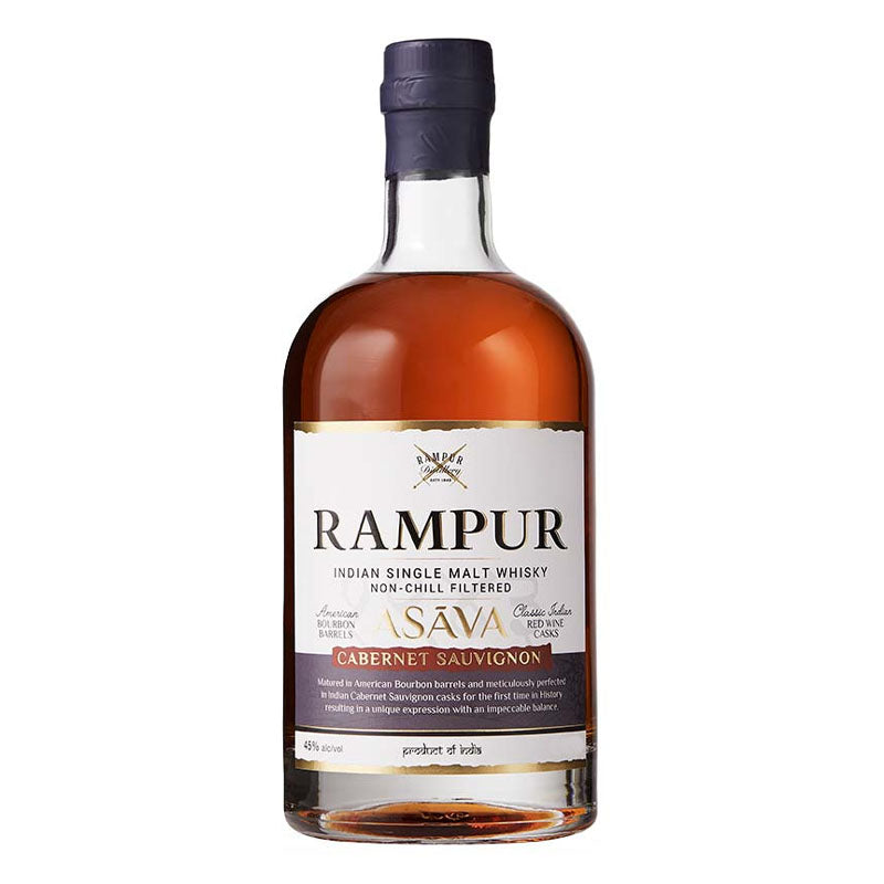 Rampur Asava Cabernet Sauvignon Matured In American Bourbon Barrels ABV 45% 700ml
