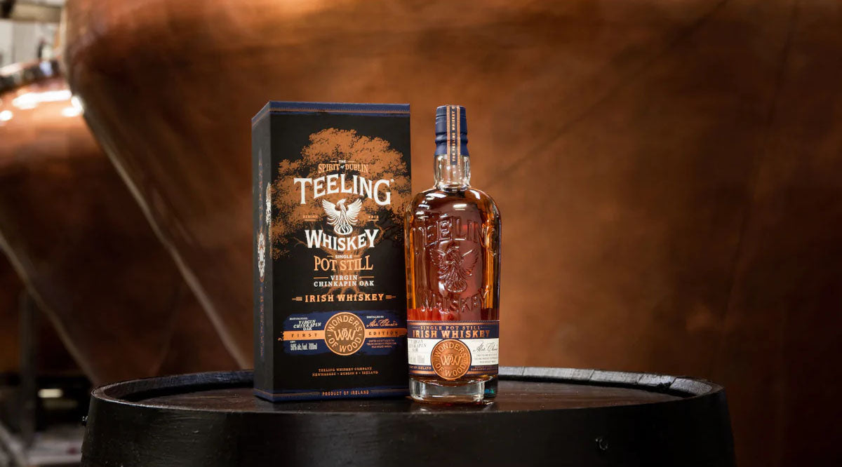 Teeling Wonders Of Wood First Edition Virgin Chinkapin Oak Single Pot Still Irish Whiskey ABV 50% 700ml