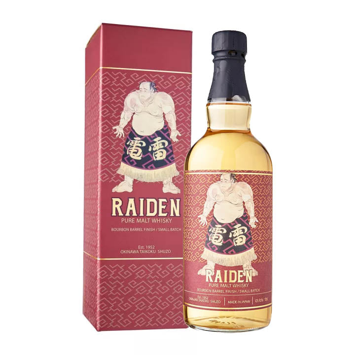 (Buy 1 Free 1, pls add 2 qty) Raiden Pure Malt Whisky ABV 43% 70cl with Gift Box