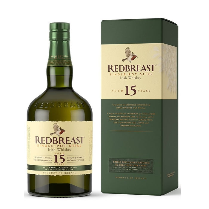 Redbreast 15 Years Old ABV 46% 70cl with Gift Box