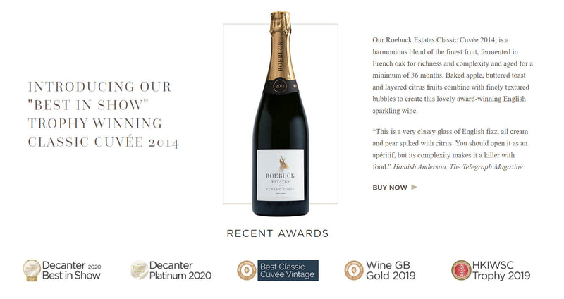 Roebuck Estates Classic Cuvee 2014 Sparkling Wines Brut 750ml
