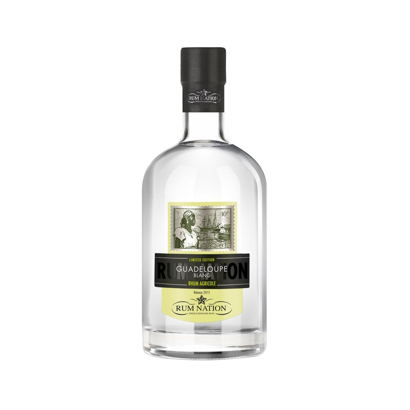 Rum Nation Guadeloupe Blanc Agricole ABV 50% 70cl with Gift Box