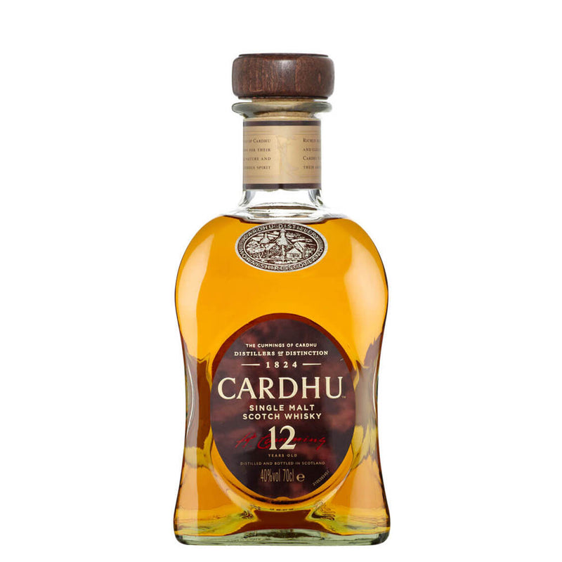 Cardhu 12 Year Old Speyside Single Malt Scotch Whisky ABV 40% 70cl with Gift Box
