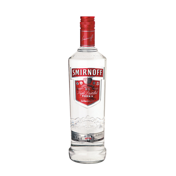 Smirnoff Red Vodka ABV 37.5% 70cl