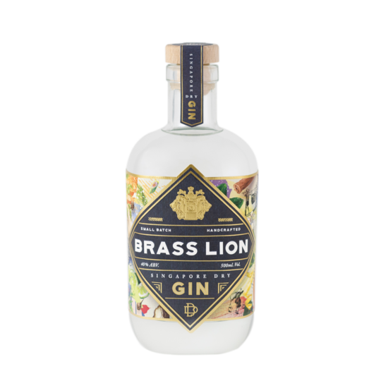 Brass Lion The Singapore Dry Gin ABV 40% 50cl