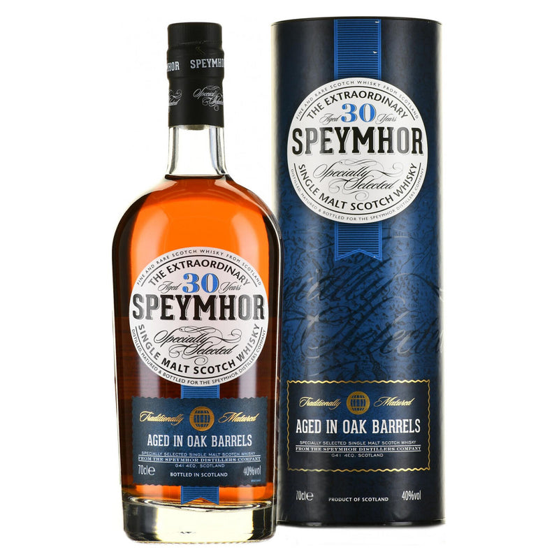 (SG61 Sale) (B1F1) SpeyMhor 30 Year Aged In Oak Barrels Single Malt Scotch Whisky ABV 40% 700ml
