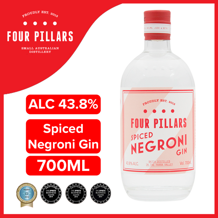 Four Pillars Spiced Negroni Gin ABV 43.8% 70cl