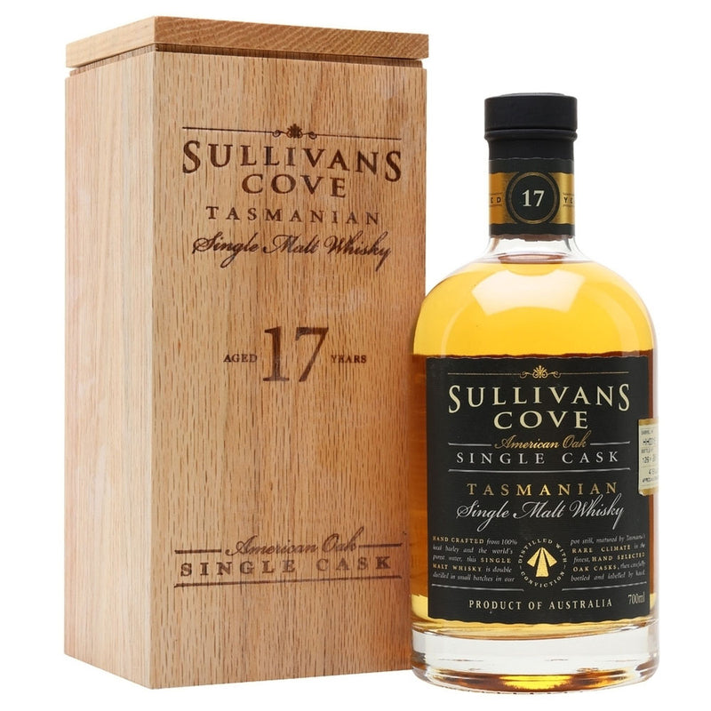 Sullivans Cove 2000 17 Year Old Amercian Oak Ex-Bourbon Single Cask HH0316 Tasmanian Single Malt American Whisky ABV 47.50% 70cl/700ml