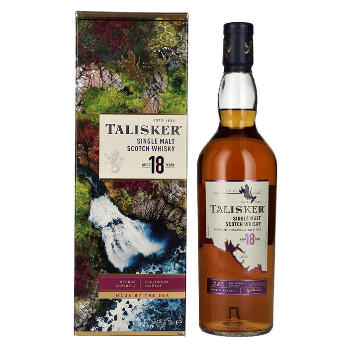 Talisker 18 Years Old Single Malt Scotch Whisky ABV 45.8% 70cl With Gift Box