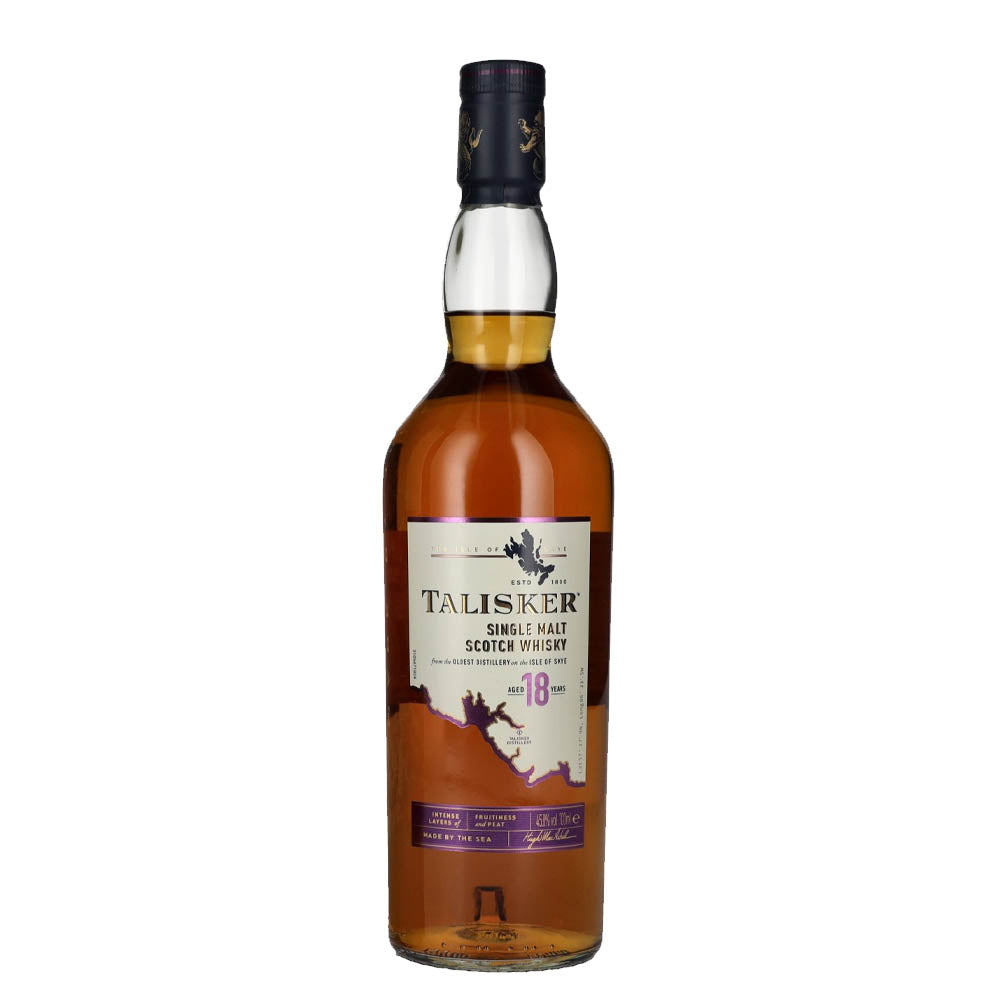 Talisker 18 Years Old Single Malt Scotch Whisky ABV 45.8% 70cl