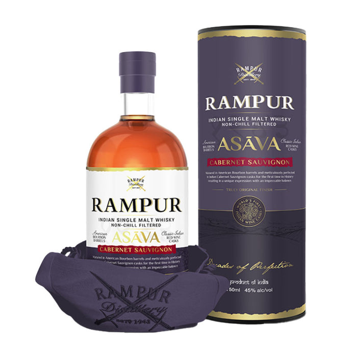 Rampur Asava Cabernet Sauvignon Matured In American Bourbon Barrels ABV 45% 700ml