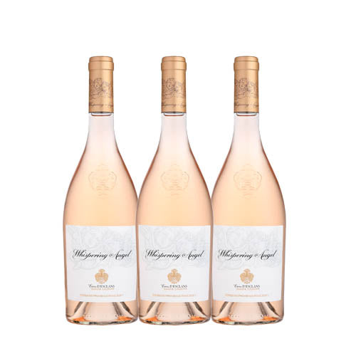 Chateau D'Esclans Whispering Angel Cotes de Provence Rose Wine 750ml x 3 Bottles