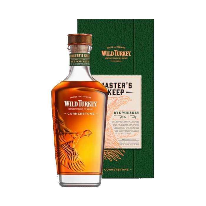Wild Turkey 5.0 Master's Keep Cornerstone Rye Whisky (Bottled in 2019, aged 9 to 11 years) ABV 54.5% 75cl with Gift Box
