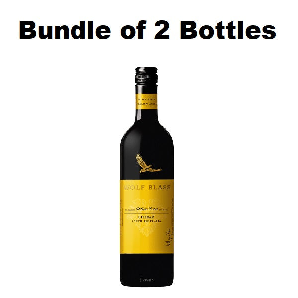 Wolf Blass Yellow Label Shiraz 2017 x 2 Bottles