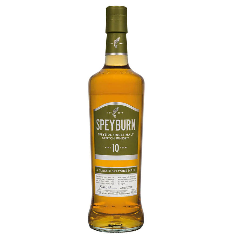 Speyburn 10 Year Old Classic Speyside Single Malt Scotch Whisky ABV 40% 700ml