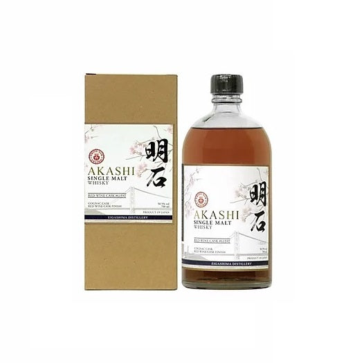 Akashi Single Malt Japanese Whisky Red Wine Cask Finish Cask #61592 ABV 50.5% 70cl