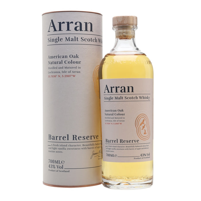 Arran Barrel Reserve Scotch Whisky ABV 43% 70cl With Gift Box