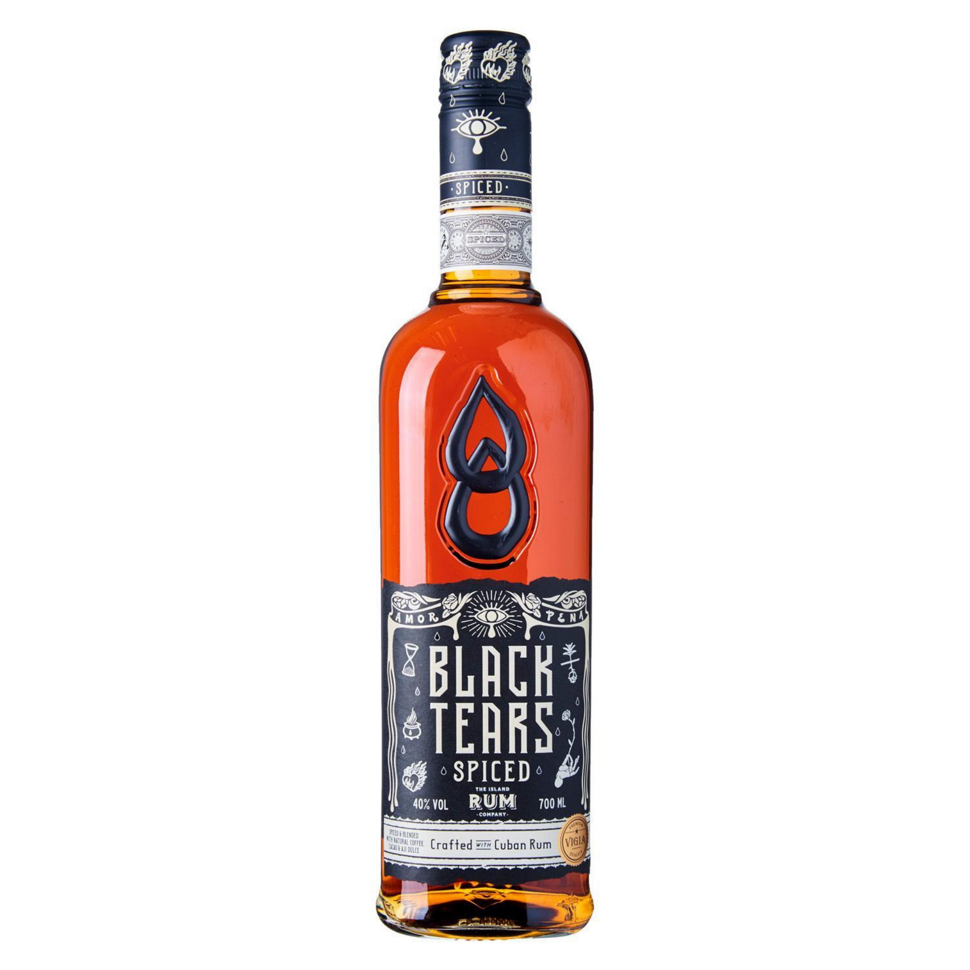 Black Tears Spiced Rum ABV 40 70cl — The Liquor Shop Singapore