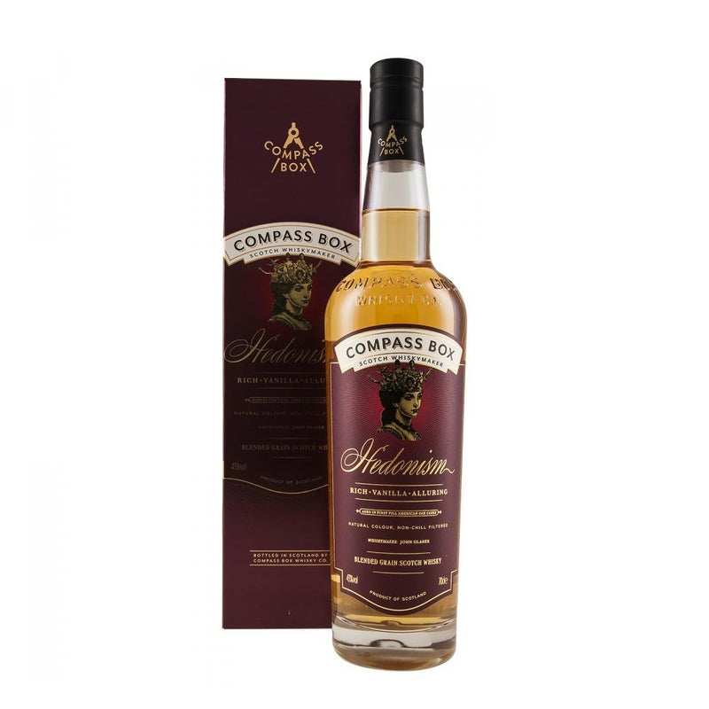 Compass Box Hedonism Blended Grain Scotch Whisky ABV 43% 70cl
