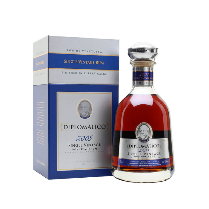 Diplomatico Single Vintage 2005 700ml ABV 43% with Gift Box