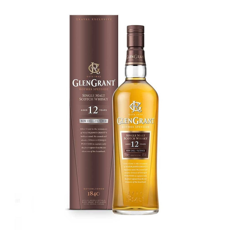 The Glen Grant 12 Year Old Speyside Single Malt Scotch Whisky ABV 40% 1L