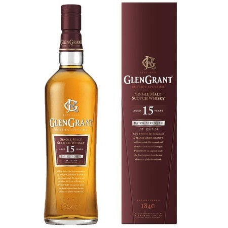 The Glen Grant 15 Year Old Speyside Single Malt Scotch Whisky ABV 40% 1L