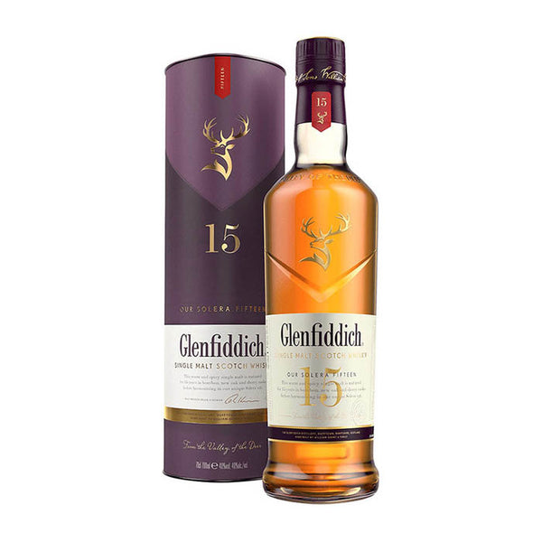 Glenfiddich 15 Year Old Speyside Single Malt Scotch Whisky ABV 40