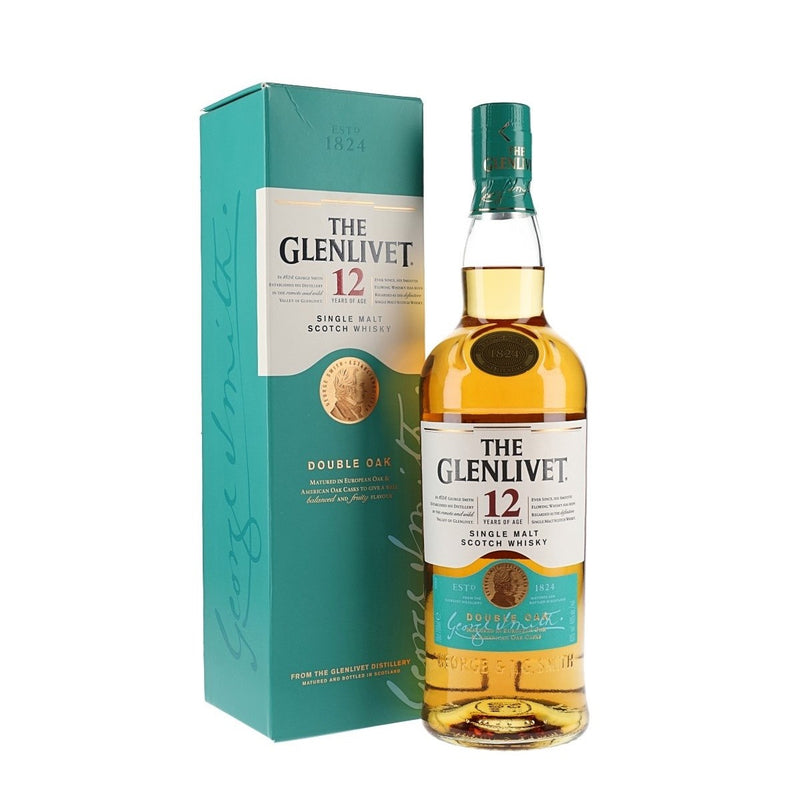 The Glenlivet 12 Year Old Single Malt Scotch Whisky ABV 43% 75cl with Gift Box