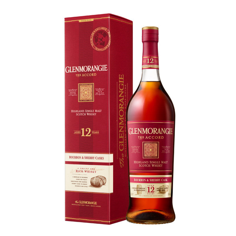 Glen Morangie 12年ウイスキー 700ml パロコルタド Glenmorangie Accord 12 Year Old Single Malt Scotch Whisky ABV 43