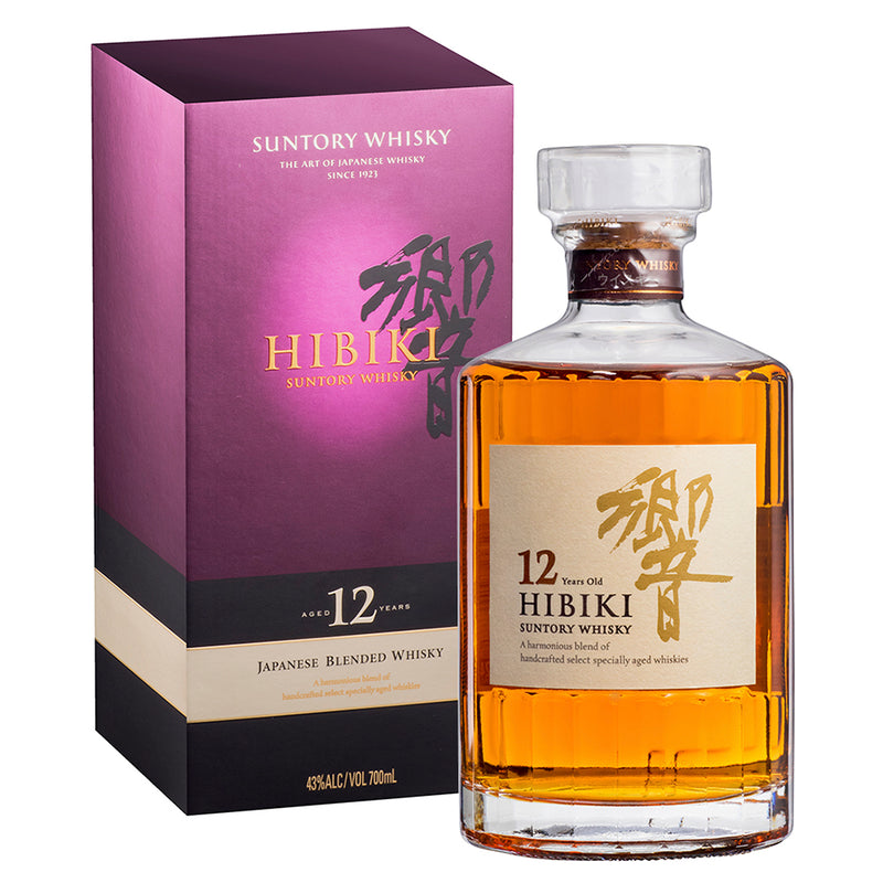 Hibiki 12 Year Old Blended Japanese Whisky ABV 43% With Box