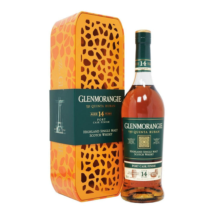 Glenmorangie 14 Year Quinta Ruban Port Cask Giraffe Gift Pack ABV 46% 700ml