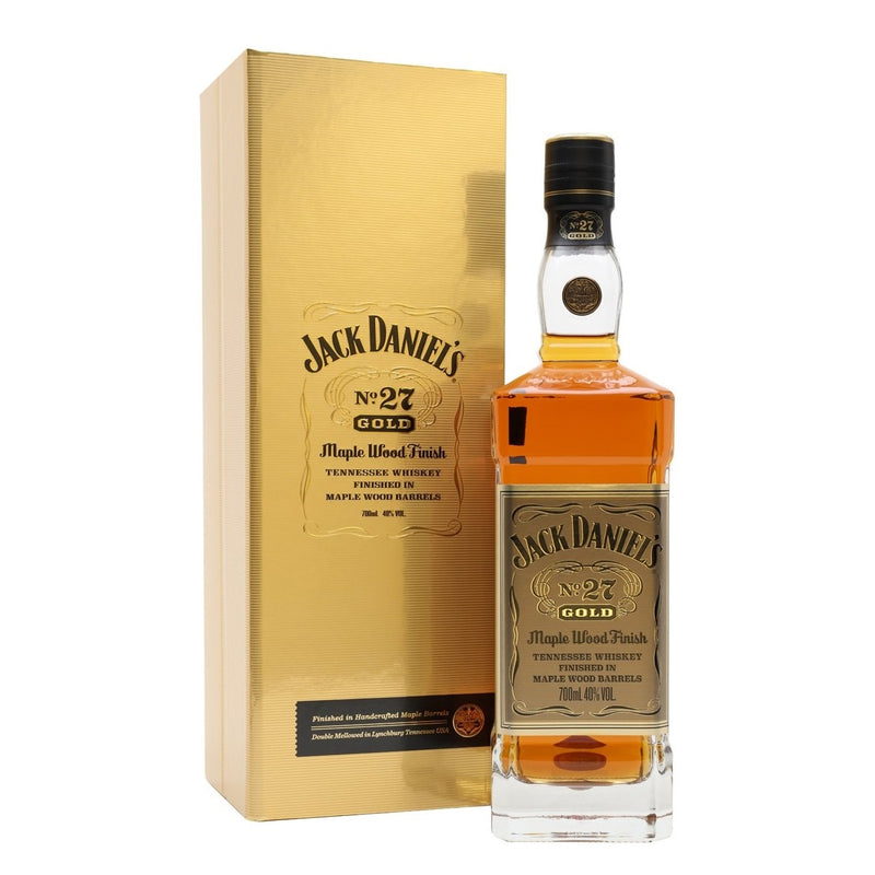 Jack Daniel's No.27 Gold Finished in Maple Wood Tennessee Whiskey 70cl