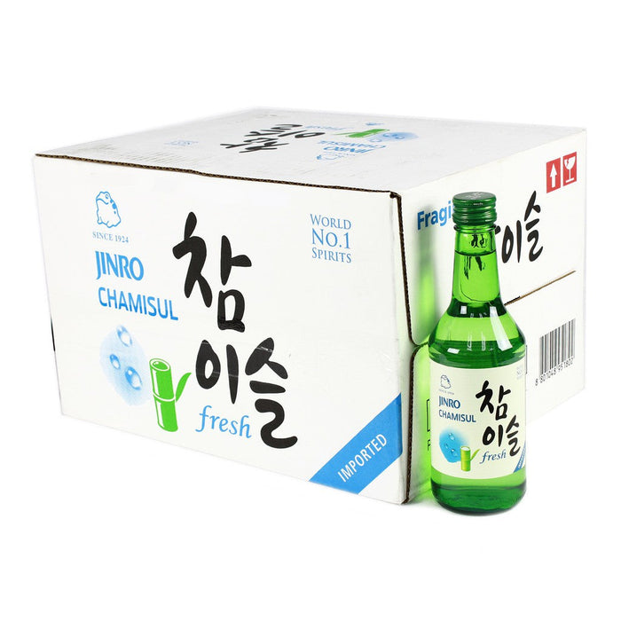 Jinro Chamisul Korean Soju - 20 x 360ml bottle
