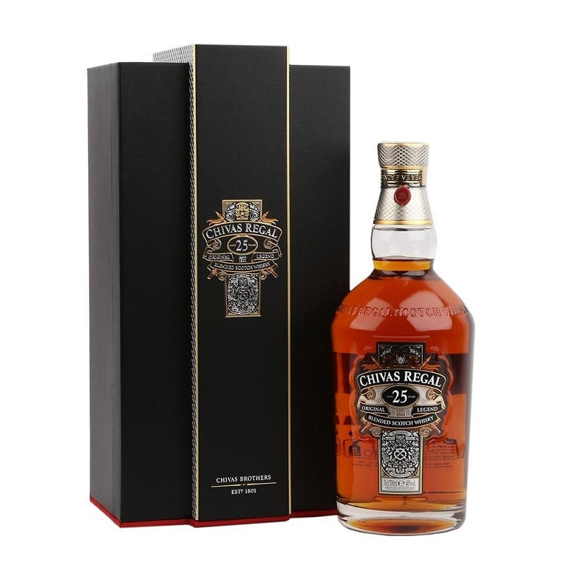 Chivas Regal 25 Year Old Blended Scotch Whisky ABV 40% 70cl with Gift Box