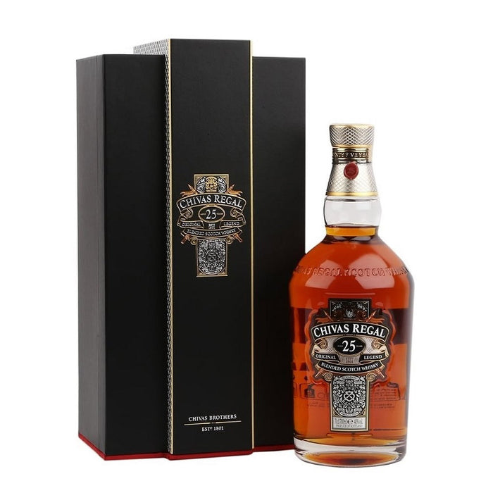 Chivas Regal 25 Years Blended ABV 40% 70cl with Gift Box