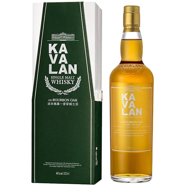 Kavalan ex-Bourbon Oak ABV 46% 100cl with Gift Box — The Liquor