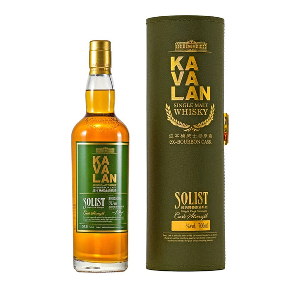 Kavalan Solist ex-Bourbon Cask ABV 59.4% 70cl with Gift Box — The