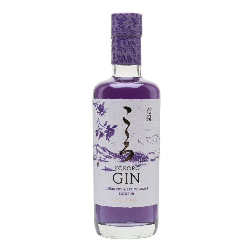 Kokoro Blueberry and Lemongrass Gin Liqueur 50cl