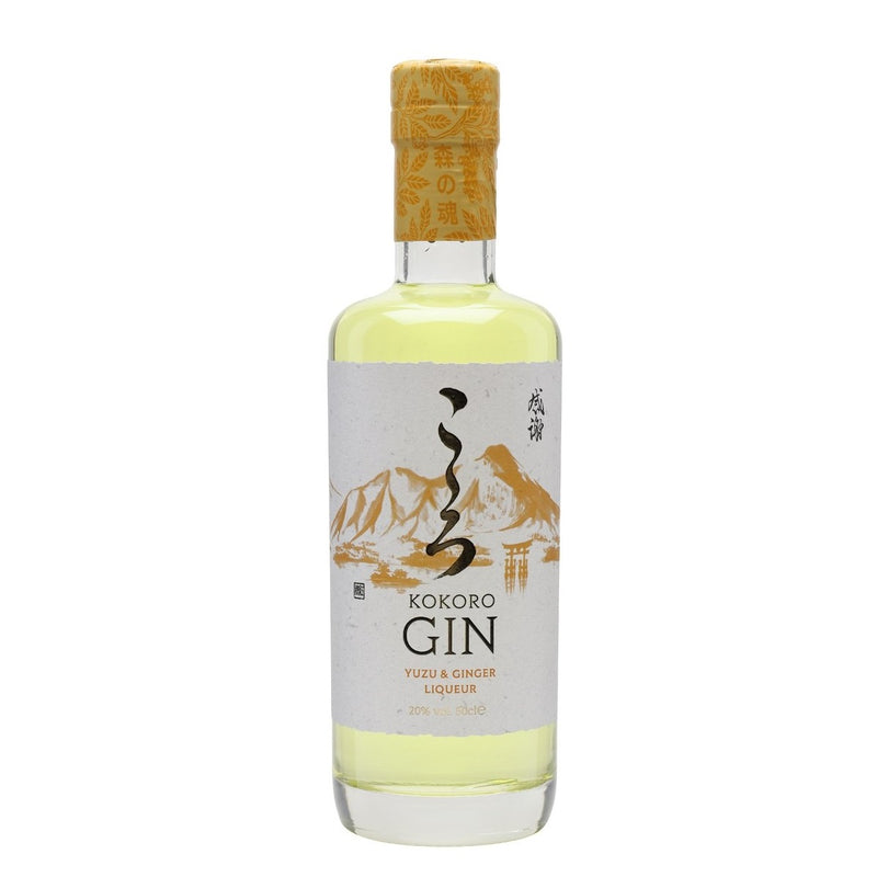 Kokoro Yuzu and Ginger Gin Liqueur 50cl